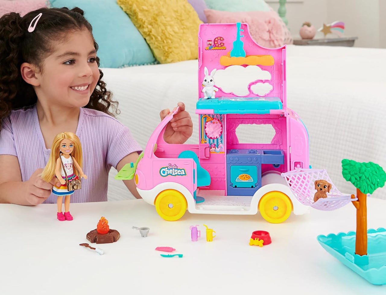 Barbie Camper, игровой набор «Челси» 2-в-1