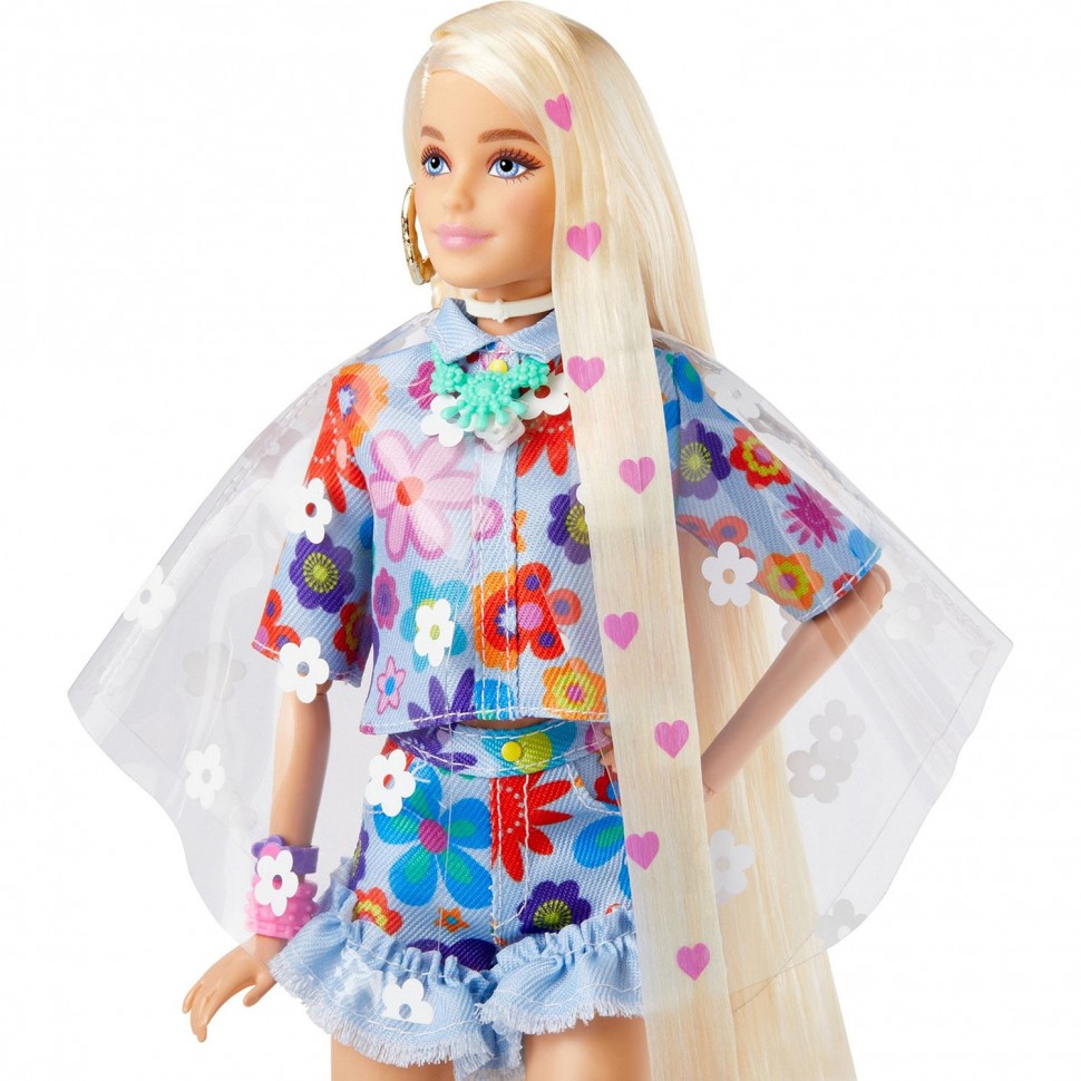 Шарнирная куклa Barbie Extra Mattel