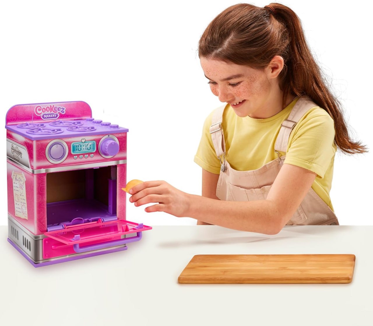 Интерактивная игрушка Moose Toys Волшебная духовка Cookeez Makery Cinnamon Treatz Oven Plush Сюрприз
