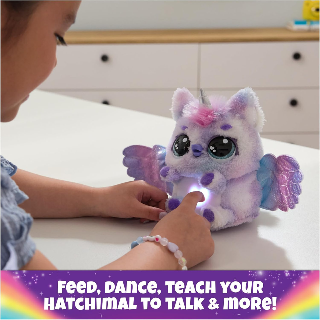 Интерактивная игрушка-сюрприз Hatchimals Alive Mystery Hatch Pufficorn