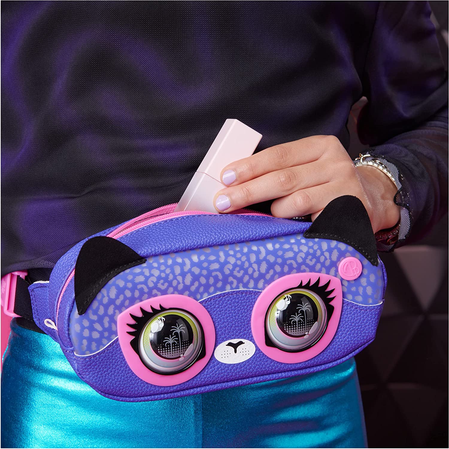 Интерактивная сумочка кросс-боди кошка Purse Pets Savannah Spotlight Belt Bag
