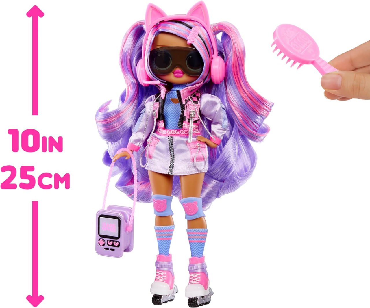 Кукла LOL Surprise OMG Ace Fashion с 15 сюрпризами, включая игровую тематику и аксессуары