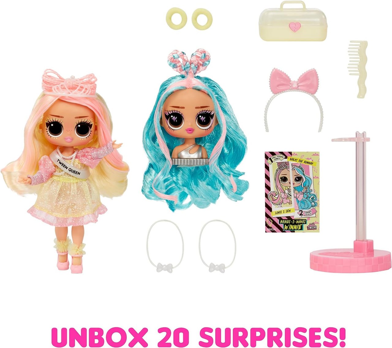 Кукла LOL Surprise! Tweens SWAP Winnie – ЛОЛ Твинс Свап ВИННИ (Меняй косы на волны)