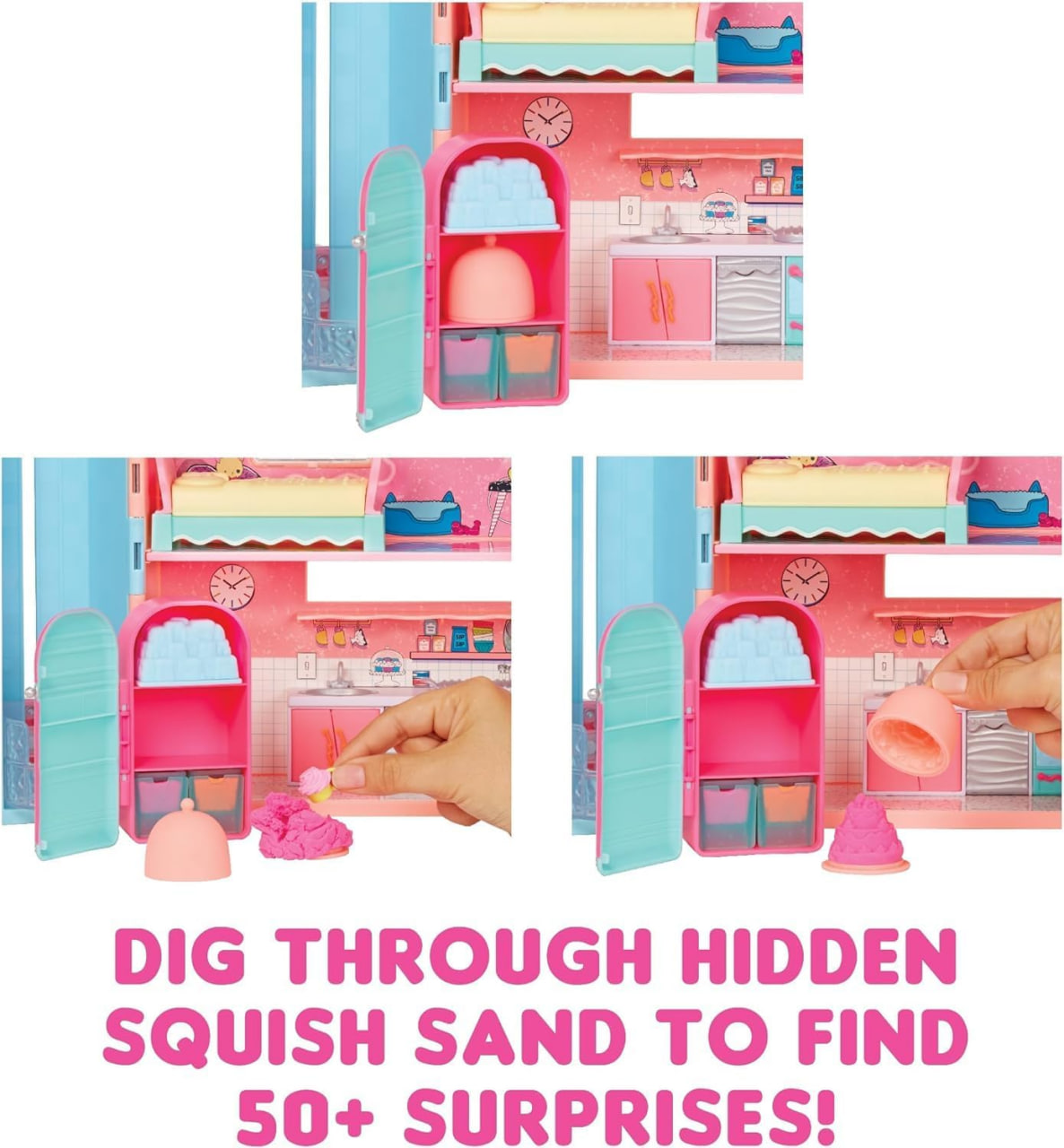 LOL Surprise! Squish Sand Magic House with Tot