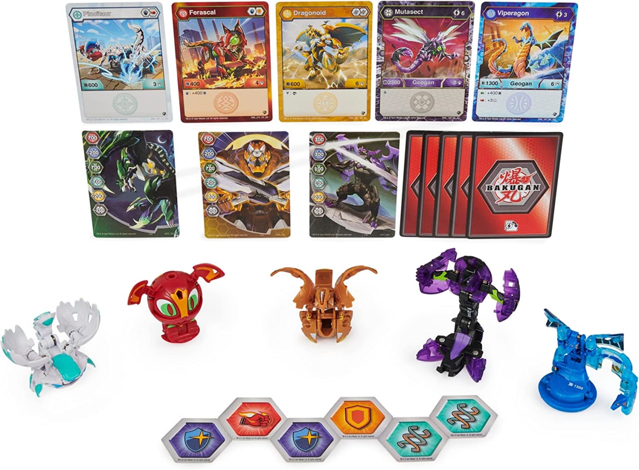 Bakugan Geogan Brawler 5-Pack, Mutasect и Viperagon Geogan