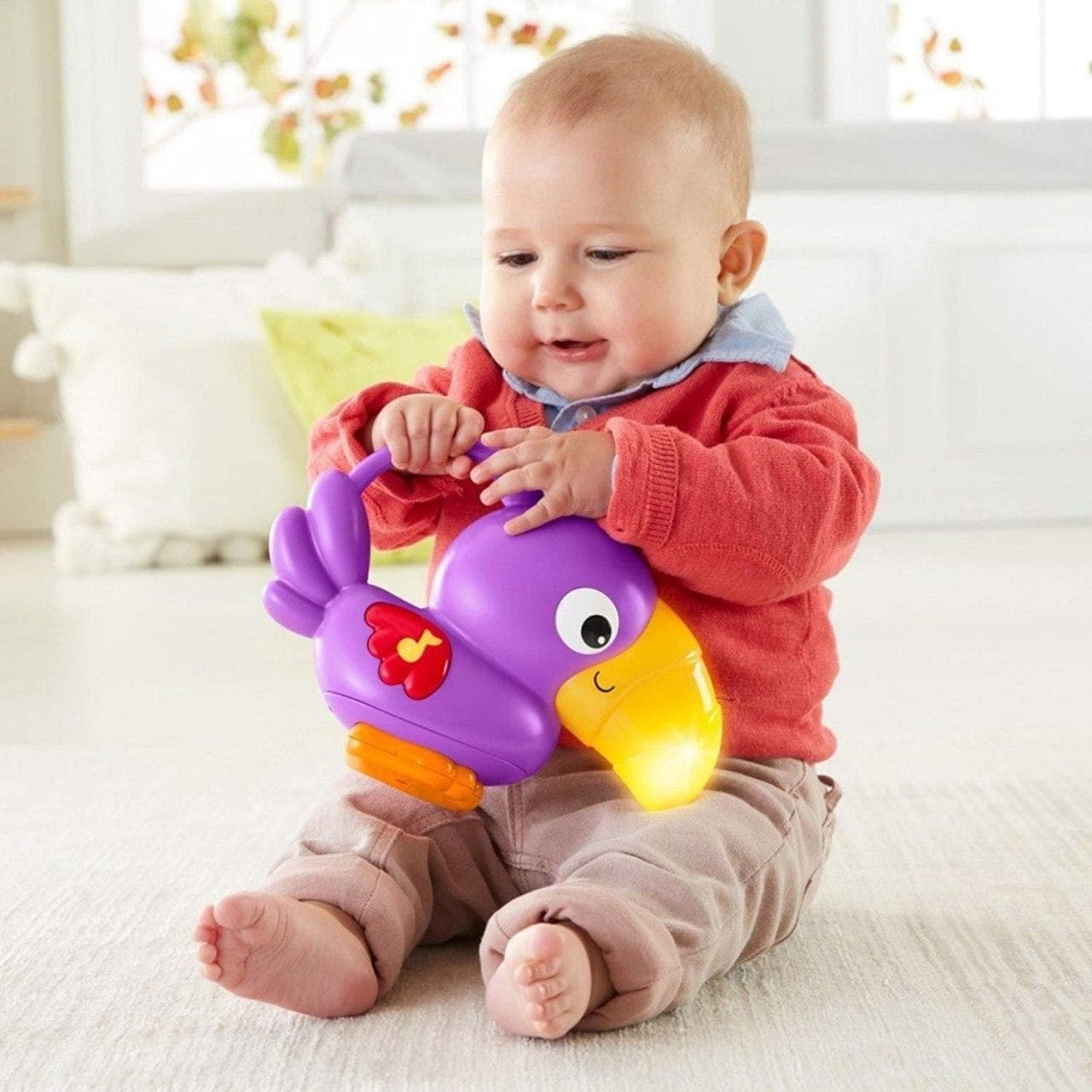 Детский развивающий коврик FISHER-PRICE "Джунгли" Rainforest™ Music & Lights Deluxe Gym