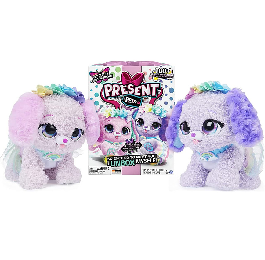 Интерактивный плюшевый Щенок-сюрприз Present pets Принцессы и Феи Fairy Pup