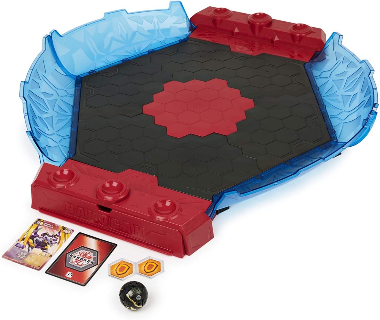 Колизей боевой лиги Бакуган, игровое поле Deluxe с эксклюзивными элементами Fused Howlkor x Serpenteze