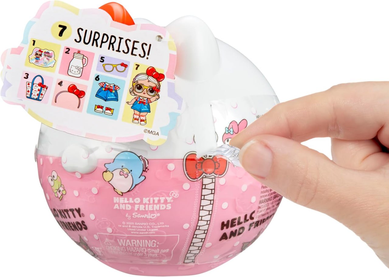 LOL Surprise! Loves Hello Kitty and Friends 7 Сюрпризов, 8 кукол ограниченной серии