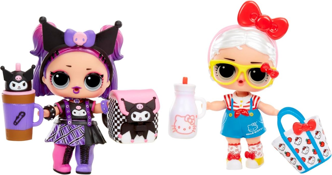LOL Surprise! Loves Hello Kitty and Friends 7 Сюрпризов, 8 кукол ограниченной серии