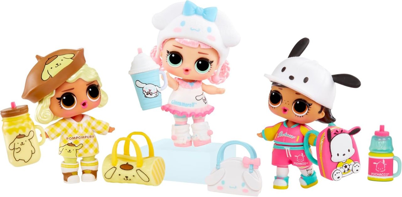 LOL Surprise! Loves Hello Kitty and Friends 7 Сюрпризов, 8 кукол ограниченной серии
