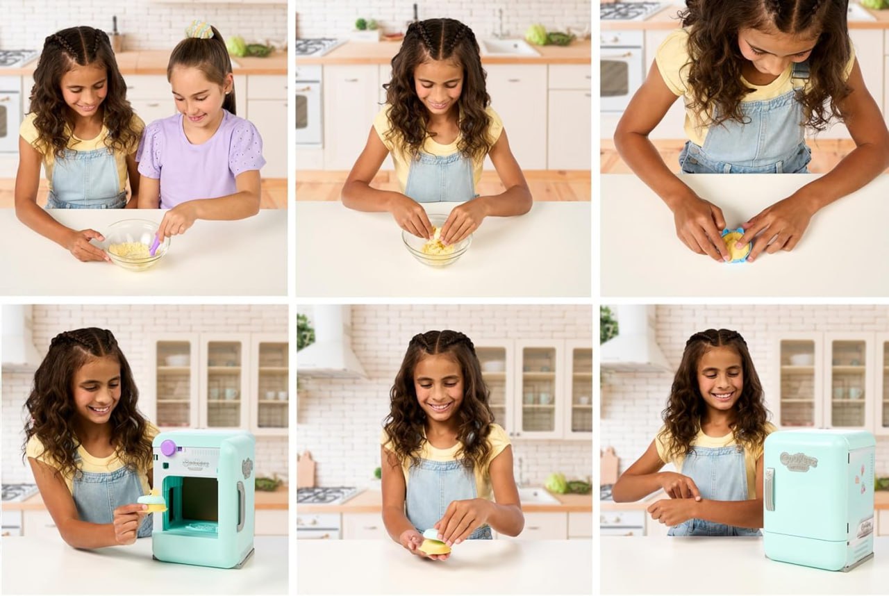 Игровой набор Мини-холодильник Cookeez Makery с мягкой игрушкой и аксессуарами для игры