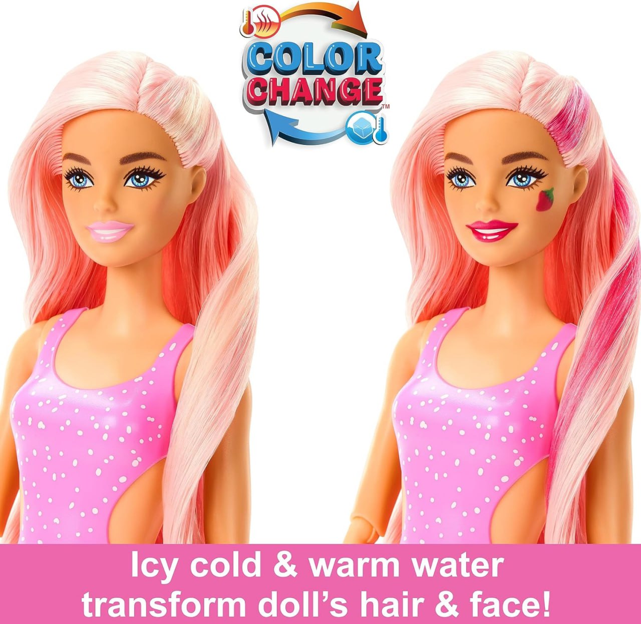 Кукла Barbie Pop Reveal Fruit Series Клубничный лимонад