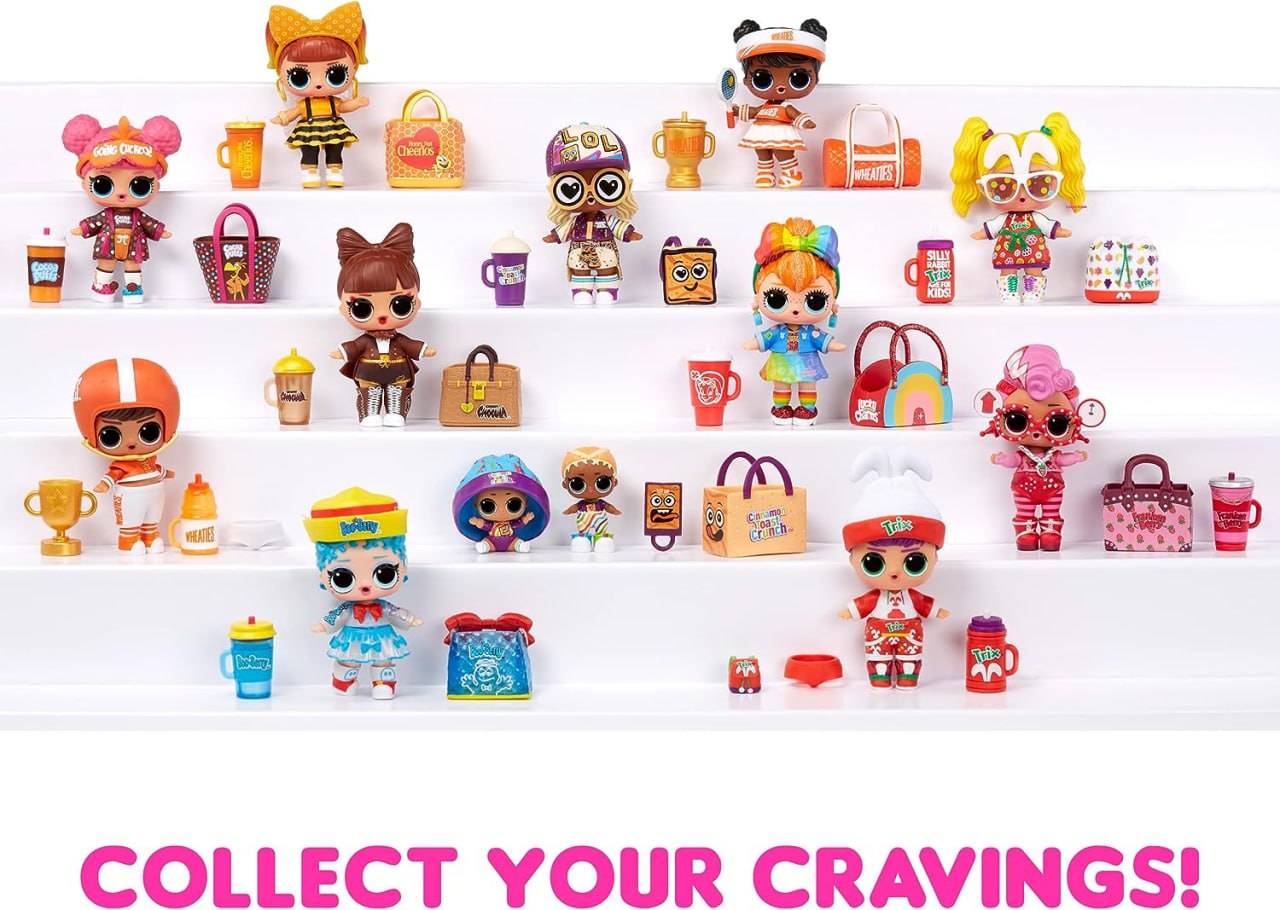Шар-сюрприз с куклой LOL Surprise! серии Loves Mini Bites Cereal с 7 сюрпризами